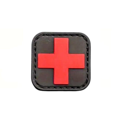 3D PVC Patch Rotes Kreuz