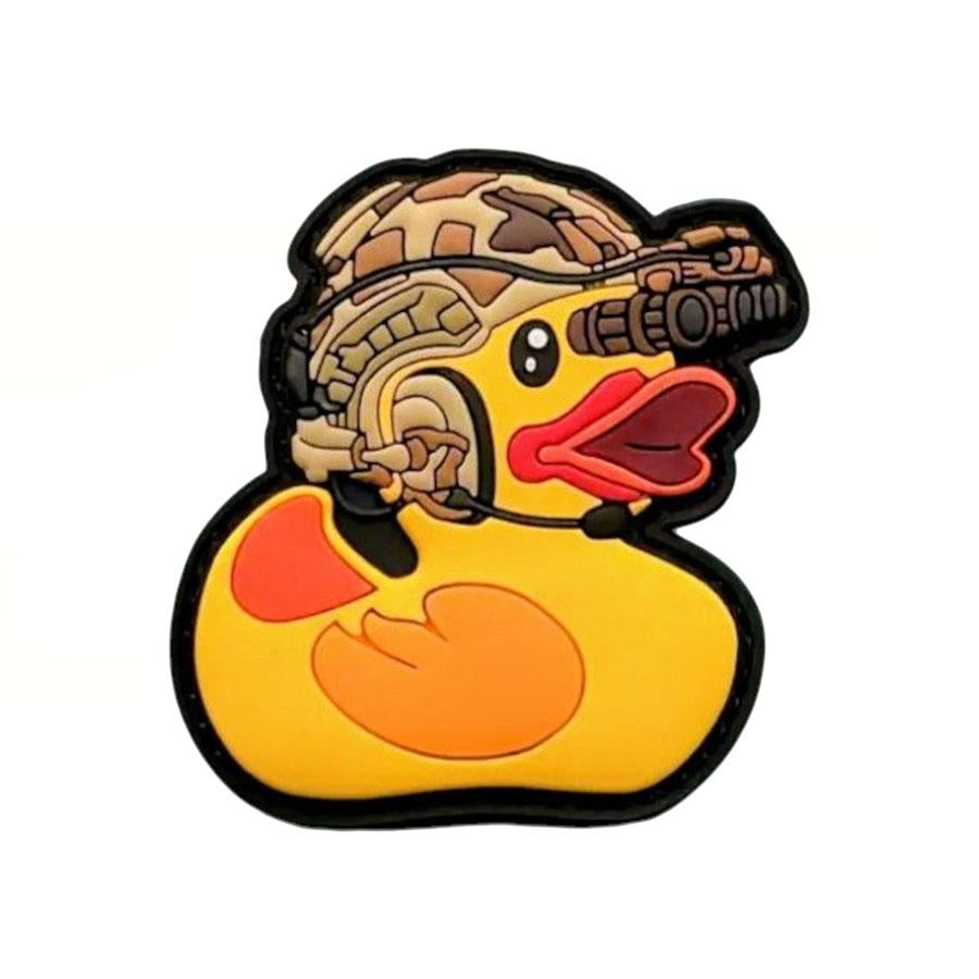 3D PVC Patch Tactical Duck: Klett Patch 7,2 x 6,3cm – EDC Gadgets Shop