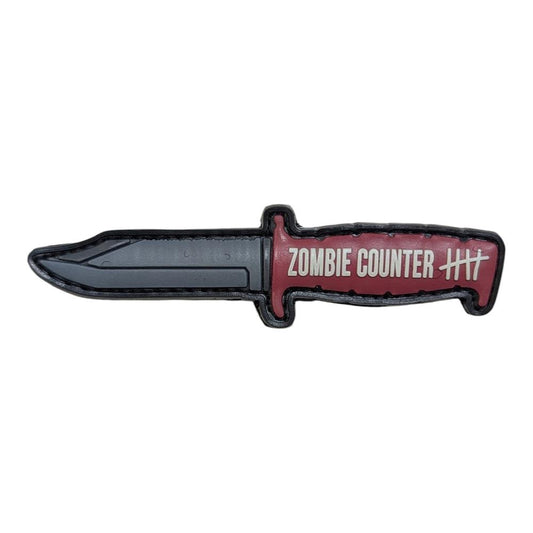 3d pvc patch zombie counter messer design von EDC Gadgets