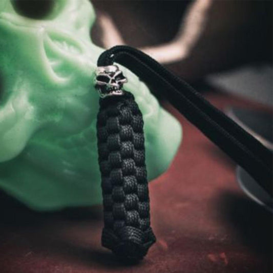 Black Skull Paracord Lanyard
