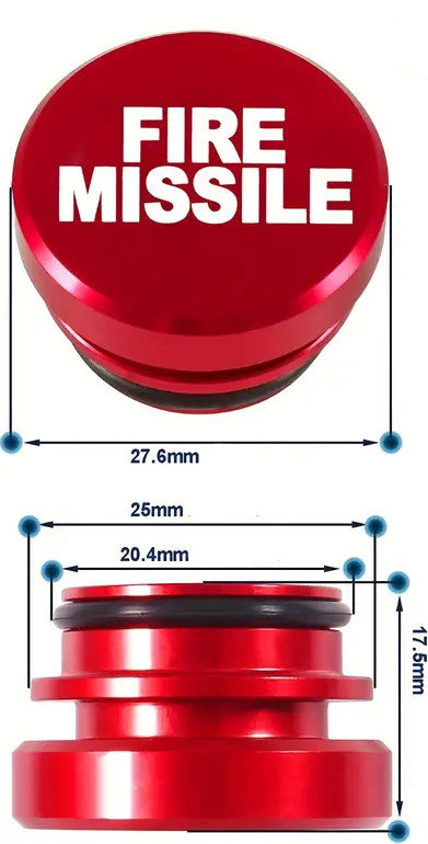"Fire Missle" Zigarettenanzünder Knopf