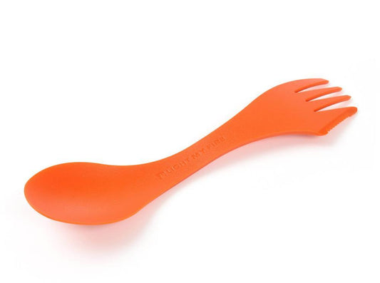 lmf göffel rusty orange leichtes outdoor besteck perfekt für unterwegs