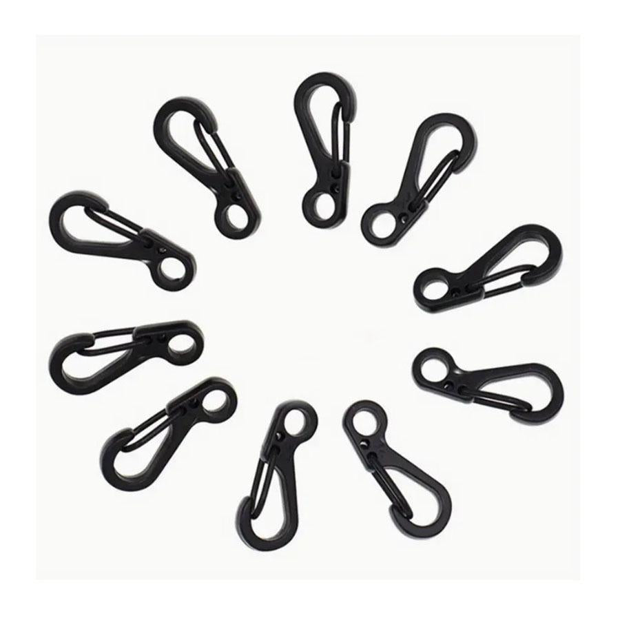 Mini EDC Karabiner für Camping, Outdoor 10 St.
