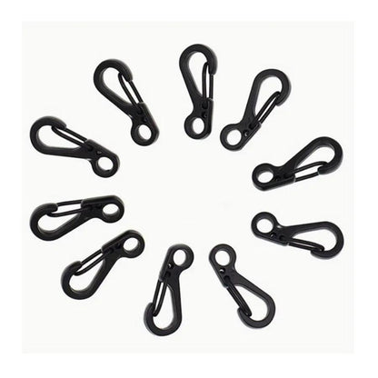 Mini EDC Karabiner für Camping, Outdoor 10 St.