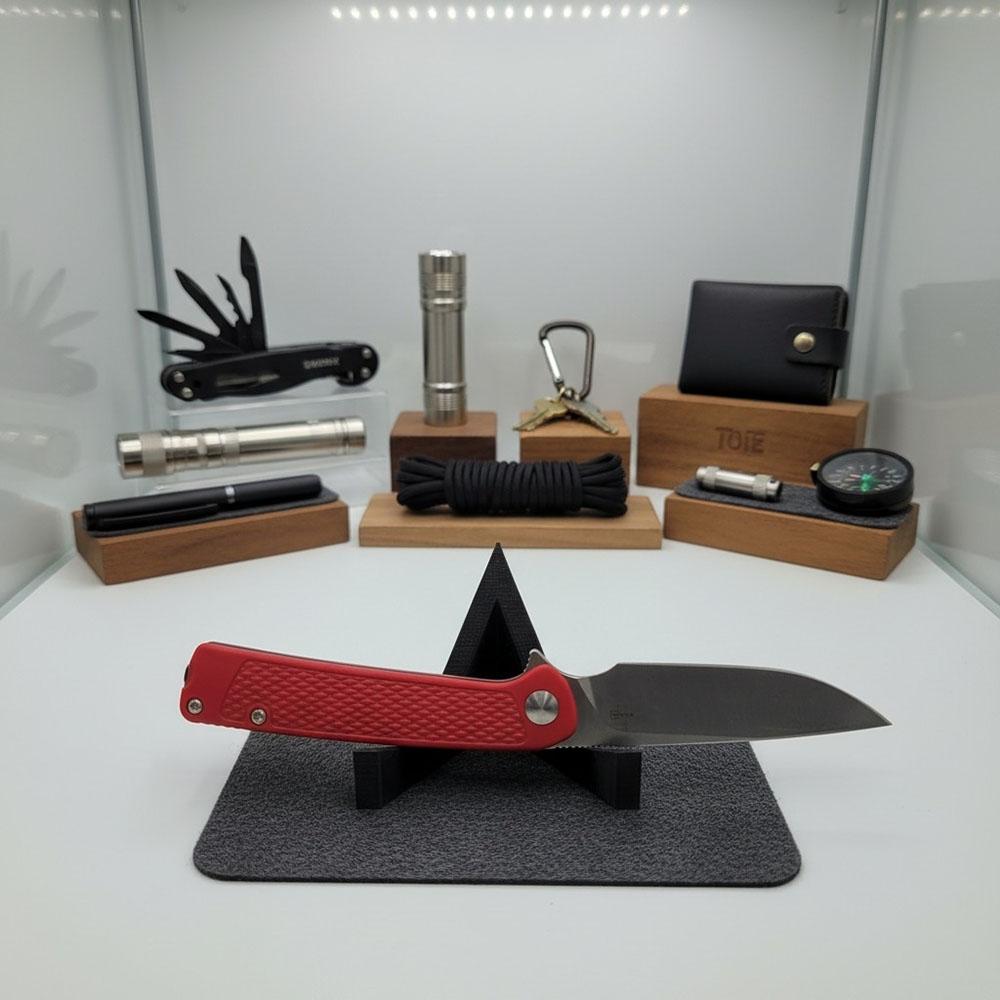 Sgt.Candy EDC Präsentationsständer | 3D gedrucktes Display für Messer, Multitools & EDC Gear